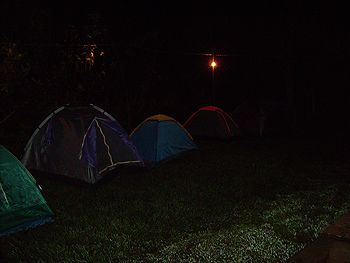 rea de camping