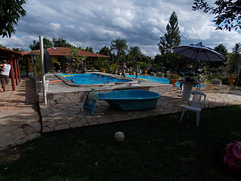 Foto geral das piscinas